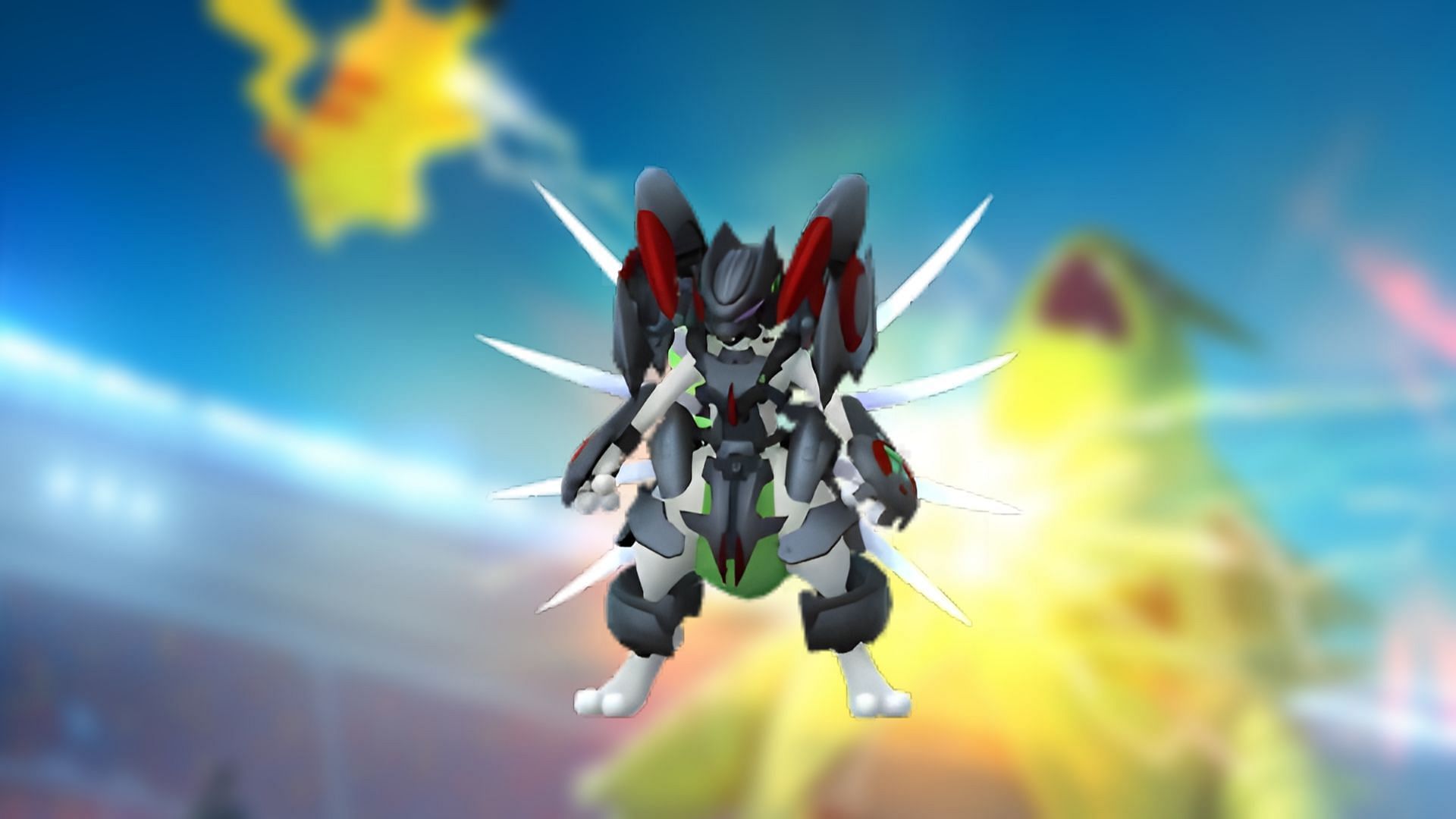 Shiny Armored Mewtwo's sprite as it appears in Pokemon GO (Image via Niantic)